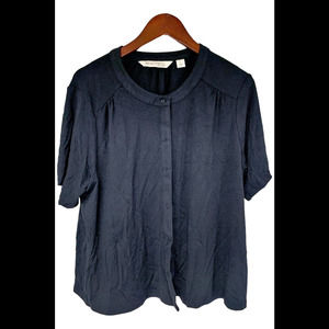 BEAUTIFUL by Lawrence Zarian Women's Button Short Slv Cardigan Black - Regular